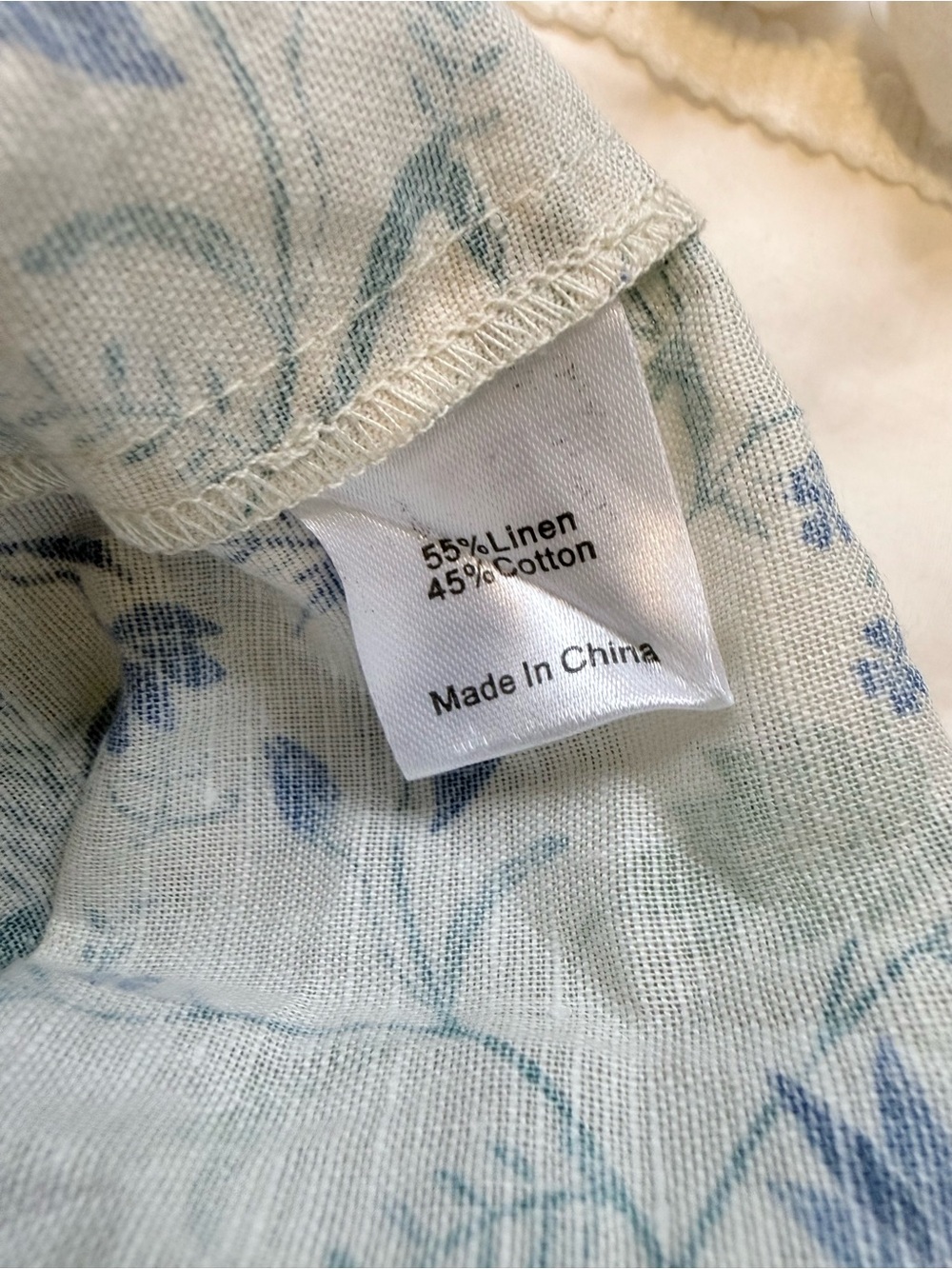 Tuckerneck Bluebird Melody Floral Linen/Cotton blend Dress - Picture 7 of 9